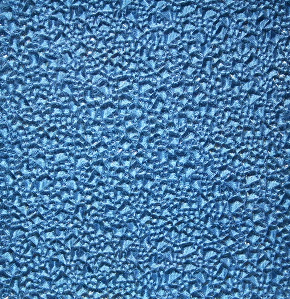 Abstrakt blått glas konsistens som bak — Stockfoto