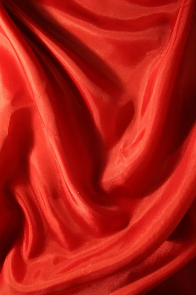 Smidig röd siden bakgrund — Stockfoto