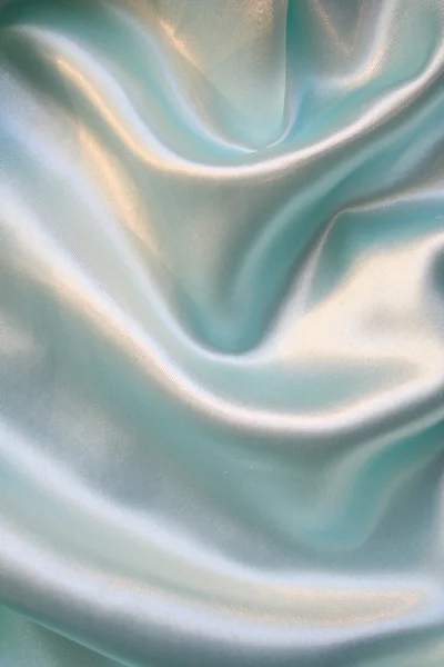 Glatte elegante blaue Seide Hintergrund — Stockfoto