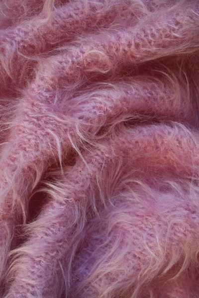 Hintergrund aus rosa Wolle — Stockfoto