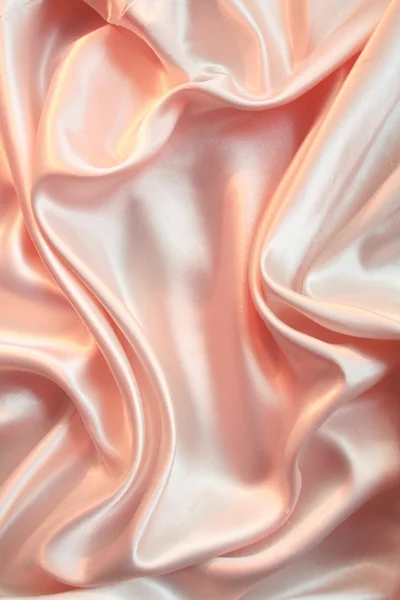 Soepele elegante roze zijde als achtergrond — Stockfoto