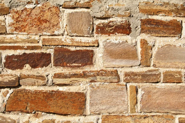 Astratto vecchio muro di pietra colorato come indietro — Foto Stock