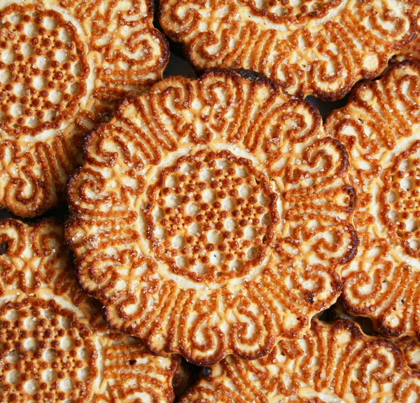Sladké sušenky jako pozadí — Stock fotografie