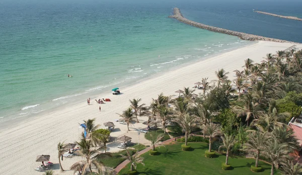 EAU. Dubai. Playa de Jumeira — Foto de Stock