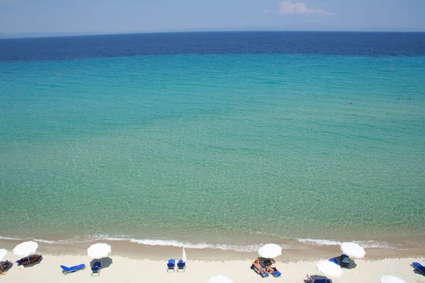 Greece. Halkidiki. Beach — Stock Photo, Image