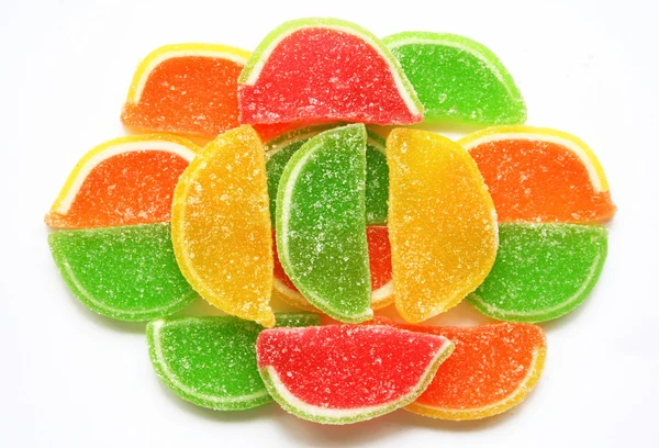 Cukierki kolorowe galaretki jako tło — Zdjęcie stockowe