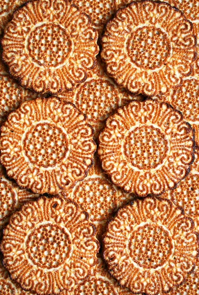 Biscoitos doces como fundo — Fotografia de Stock