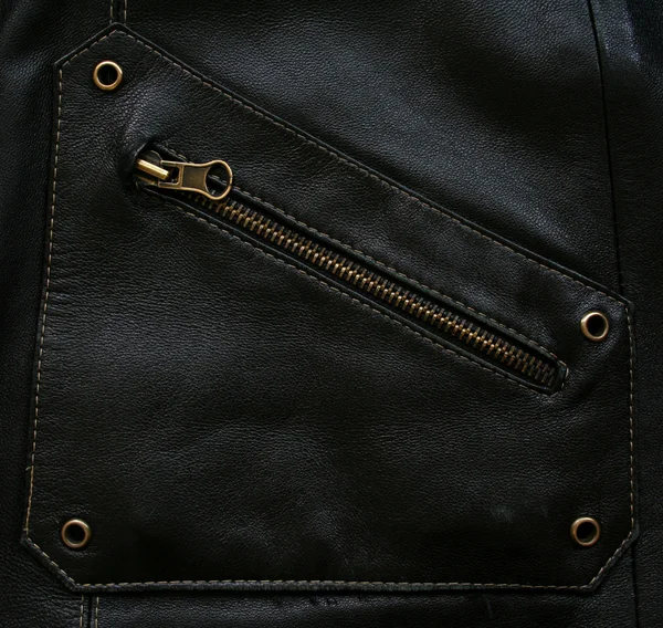 Pocket with zipper — Stock Photo, Image
