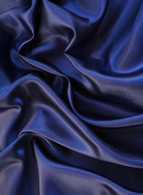 Smooth elegant dark blue silk clipart