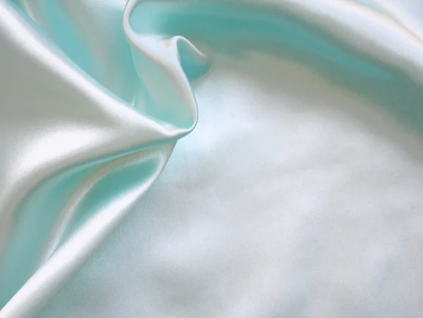 Gładkie elegancki jedwab niebieski — Zdjęcie stockowe