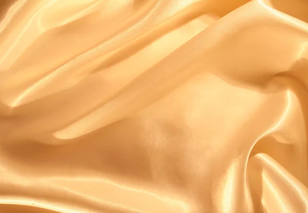 Gładkie elegancki jedwab złoty — Zdjęcie stockowe