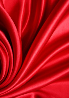 Smooth Red Silk as background clipart