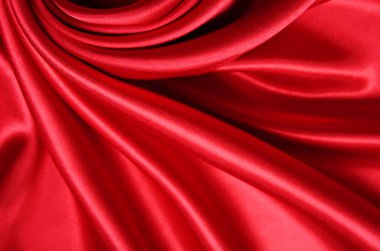 Smooth Red Silk as background clipart