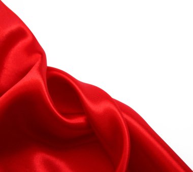 Smooth Red Silk as background clipart