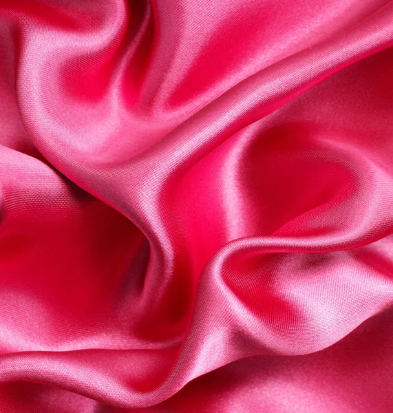 滑らかなエレガントな赤い絹 — ストック写真