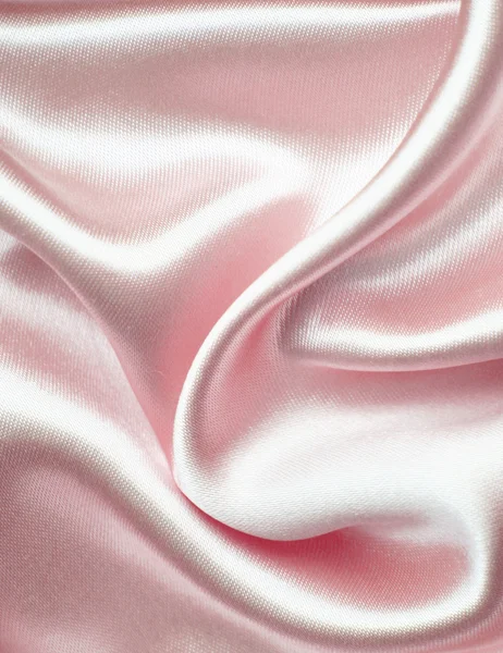 Elegante seta rosa liscia — Foto Stock