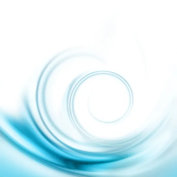 Прозрачный голубой вихрь — стоковое фото
