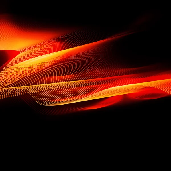 Огненная абстракция — стоковое фото
