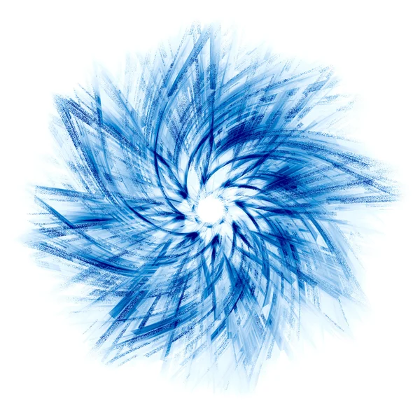 Abstrakter blauer Stern — Stockfoto