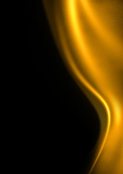 Золотий хвиля — стокове фото