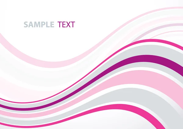 Elegant rosa våg — Stock vektor