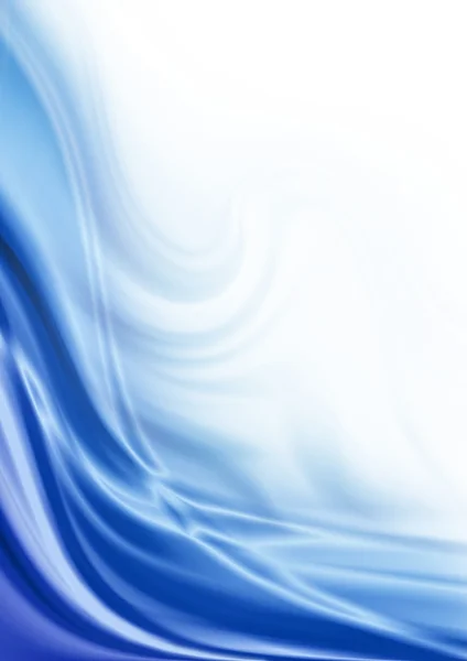 Abstraktní modré vlny — Stock fotografie