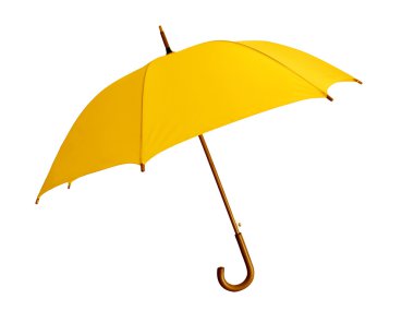 Yellow umbrella clipart