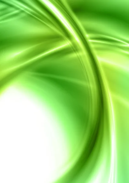 Forma verde abstrata — Fotografia de Stock