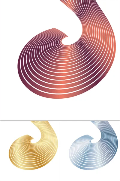 Stock vector Spiral elements