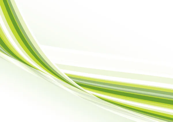 Zelená abstraktní páska — Stockový vektor