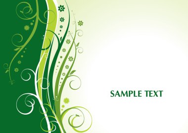 Floral background clipart