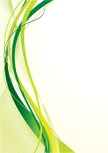 Tarjeta de elegancia verde — Vector de stock