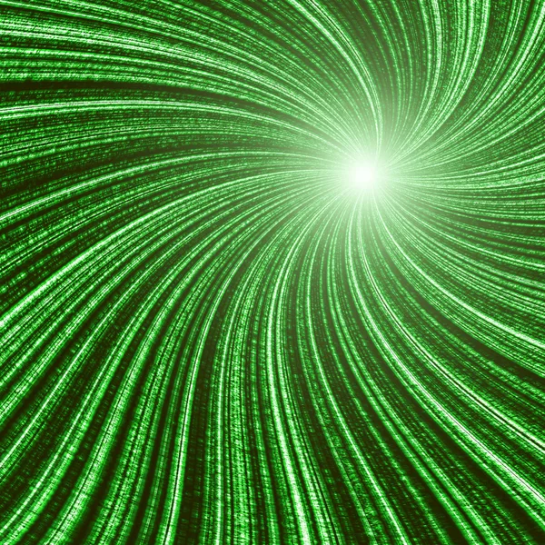 Grünes Blinklicht — Stockfoto