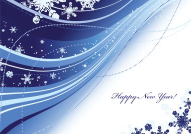 New Year's card clipart