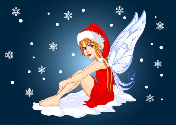 Рождественская фея — стоковый вектор