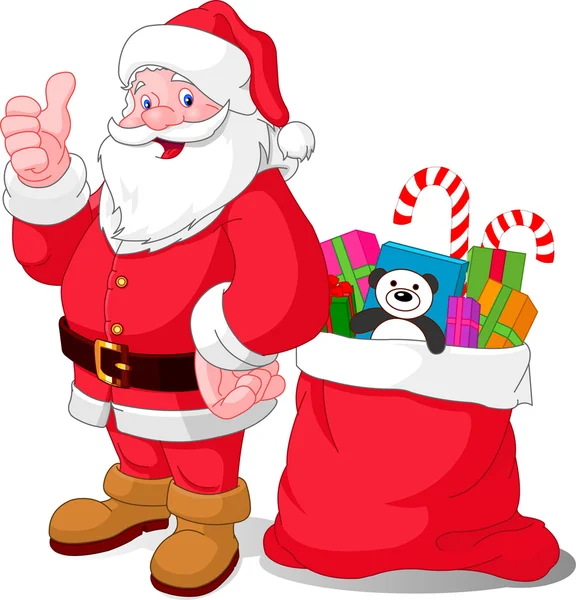 Happy Santa — Stockvector