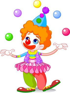 Clown a clipart