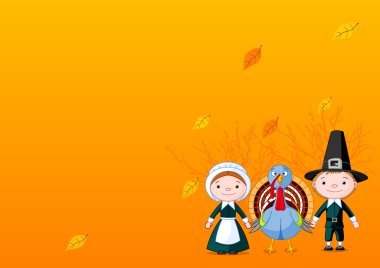 Pilgrims background clipart