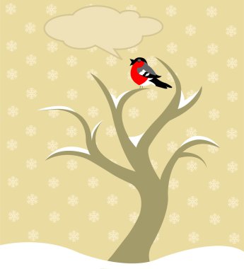 Winter tree clipart