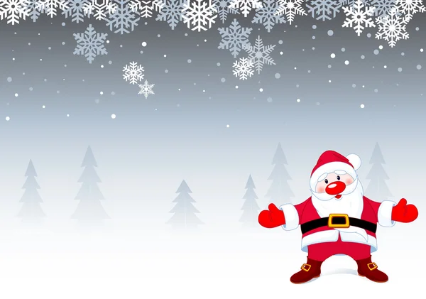 Santa Boże Narodzenie tło — Wektor stockowy