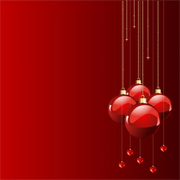 Christmas kırmızı renk — Stok Vektör