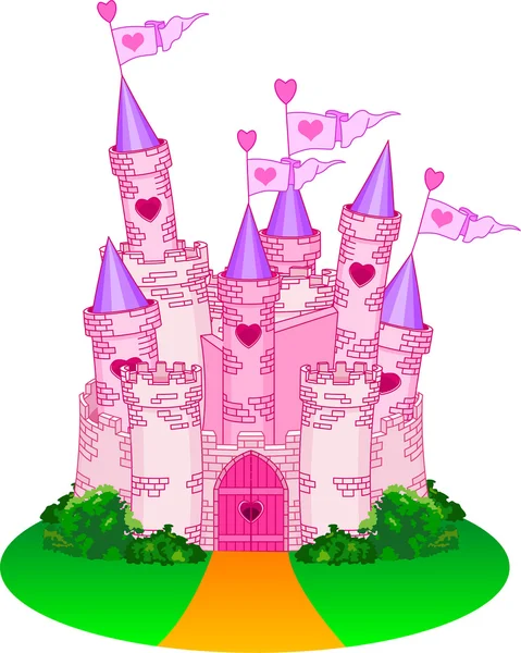 Princess Castle — Stock Vector