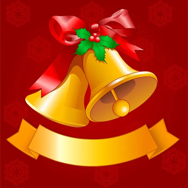 Cloches de Noël Design — Image vectorielle