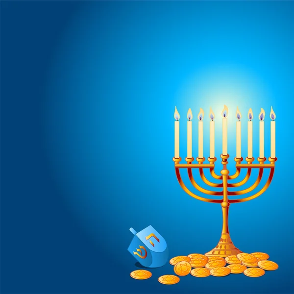 Fondo de Hanukkah — Vector de stock