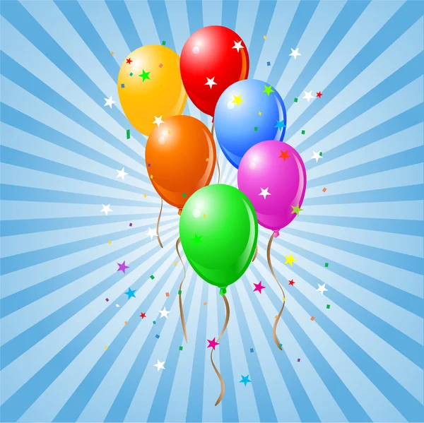 Ballons brillants — Image vectorielle