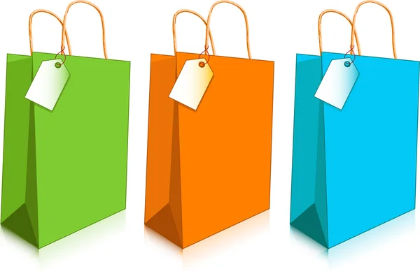 Alışveriş torbaları — Stok Vektör