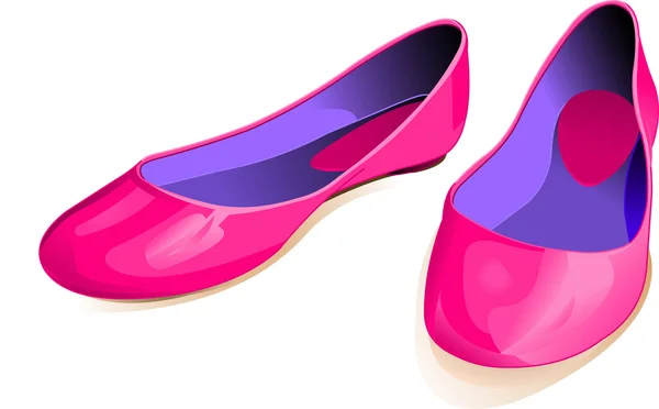 Sapatos rosa — Vetor de Stock