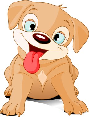 Funny Puppy clipart