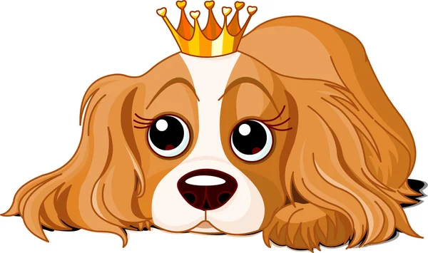 Royalty dog — Stock Vector