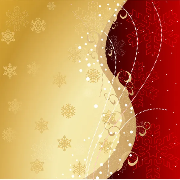 Oro sfondo di Natale — Vettoriale Stock
